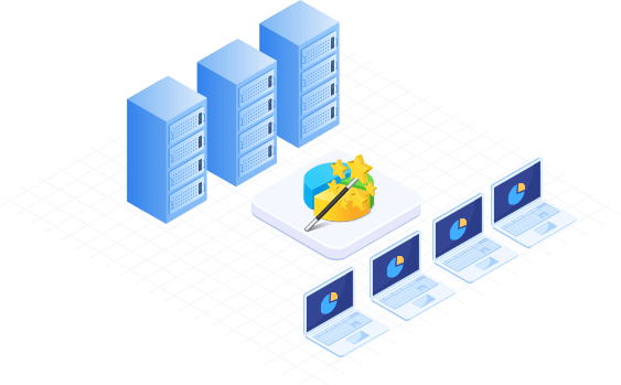 Disk surface illustration